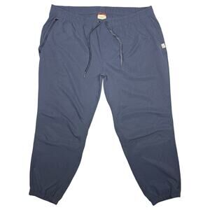 L.L.Bean Men’s XL Performance Pants Navy Stretch Elastic Cuff Activewear